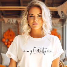 (2) cursive in my Celesty era tee