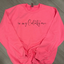 (2) cursive in my Celesty era sweatshirt